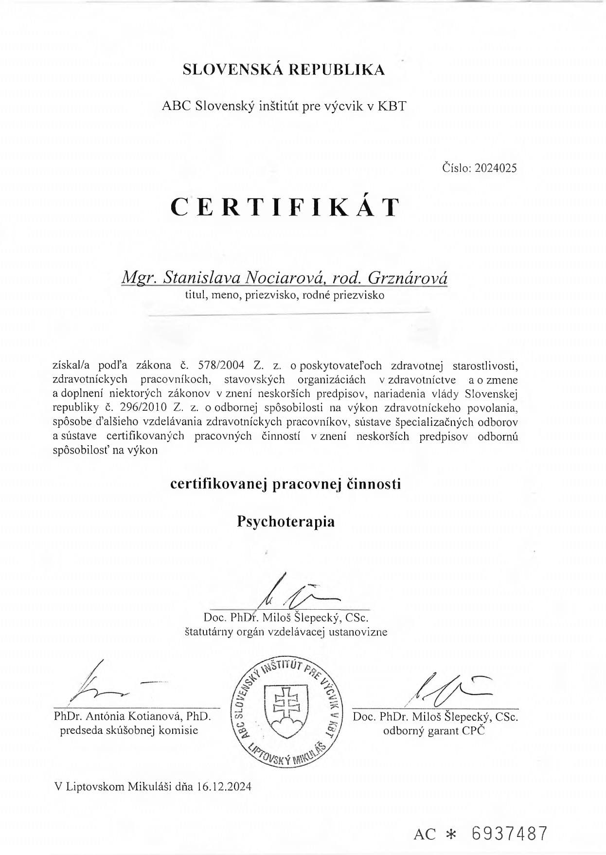 Výcvik KBT